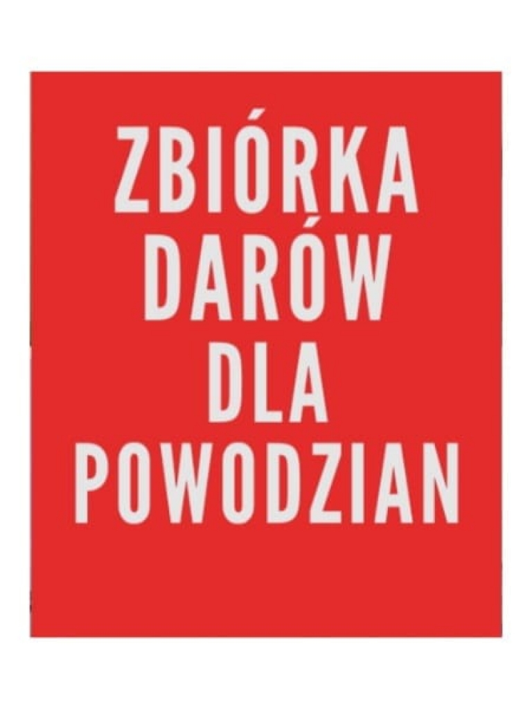 Zbiórka Darów dla Powodzian – Pomóżmy Razem!